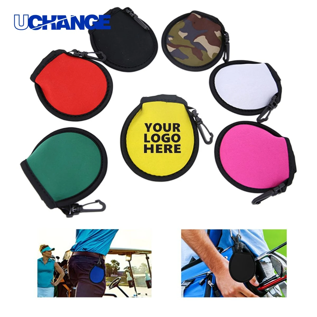Full-Color Golf Ball Cleaner Pouch 1