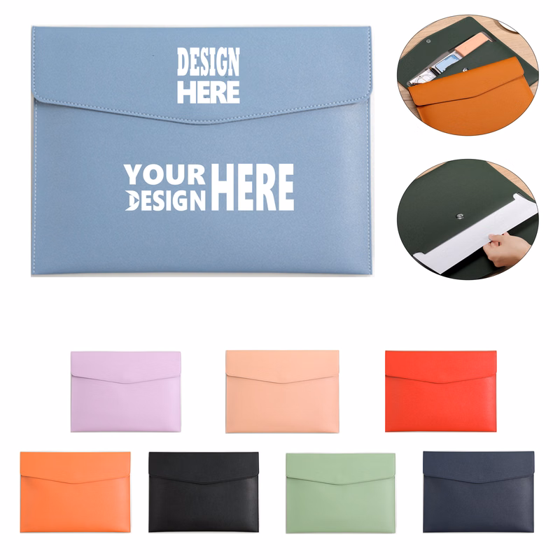Solid Color Document Pouch