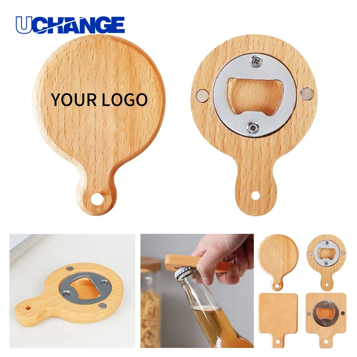 Opener Tool Wooden Magnetic Design 1