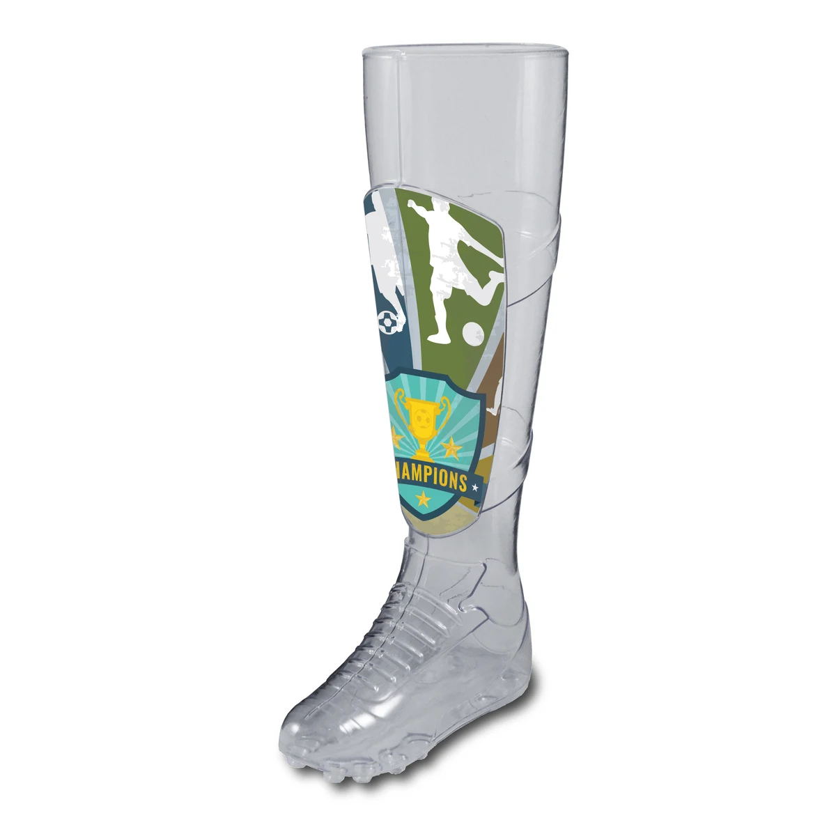 22oz Break Resistant PVC Soccer Beer Boot 1