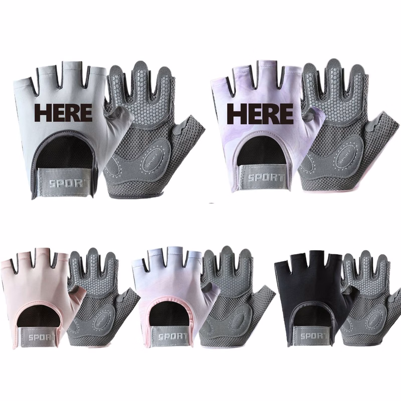 MOQ 20 Fitness Sports Anti-Slip Breathable Thin Gloves