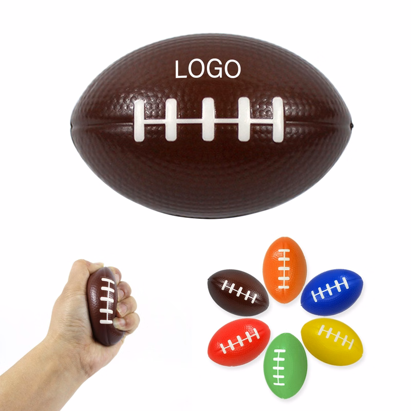 Pu Rugby Shape Stress Ball