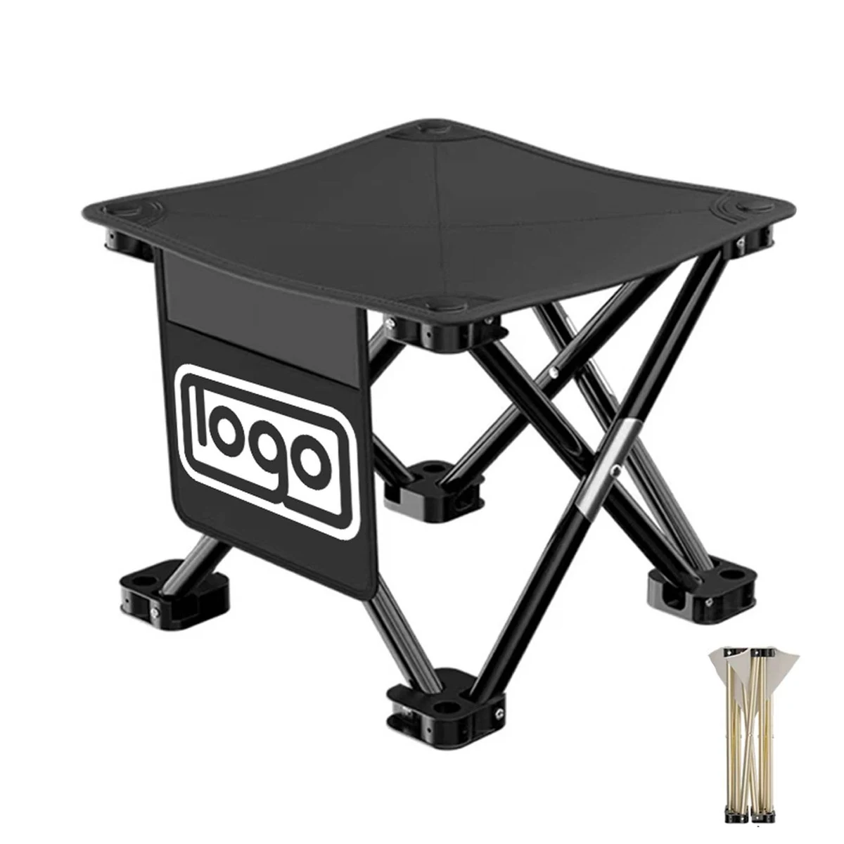 Sturdy Portable Oxford Folding Camping Stool 1