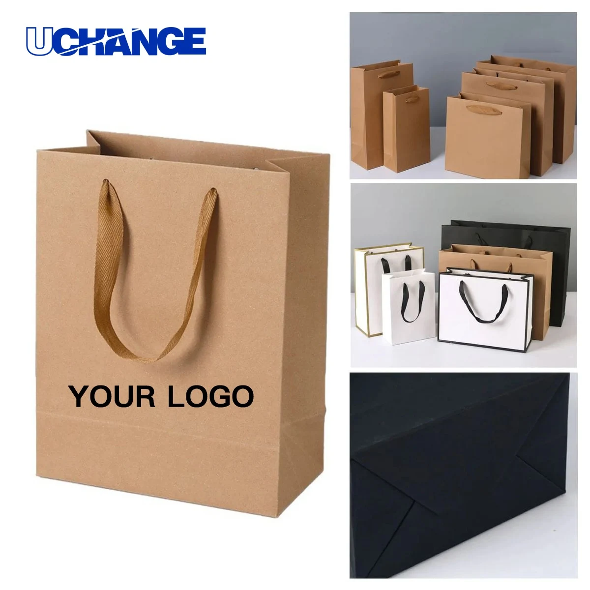 Paper Retail Carry Shopping Bag Carrier Sturdy 1