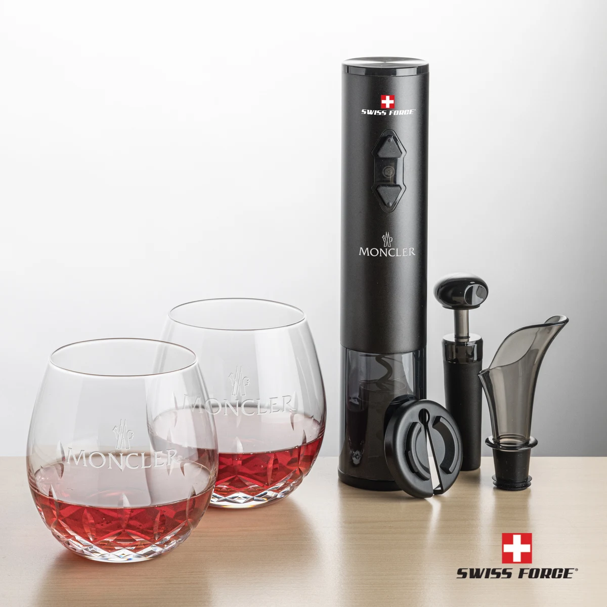Swiss Force® Opener Set & Templeton Stemless Wine 1