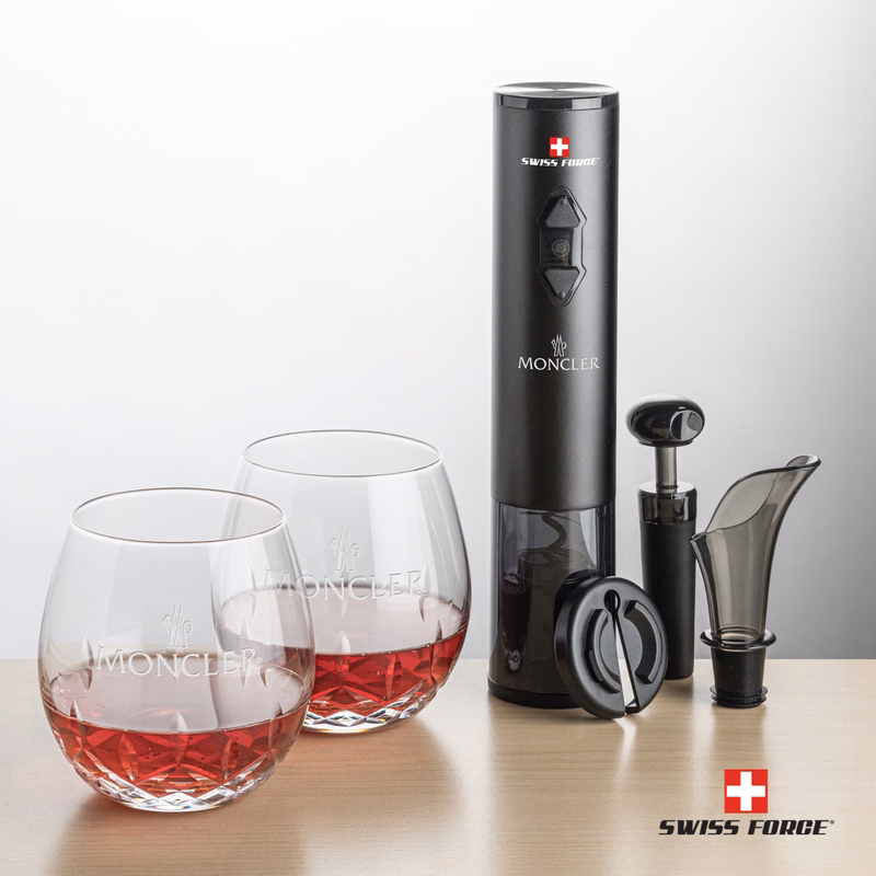 Swiss Force® Opener Set & Templeton Stemless Wine