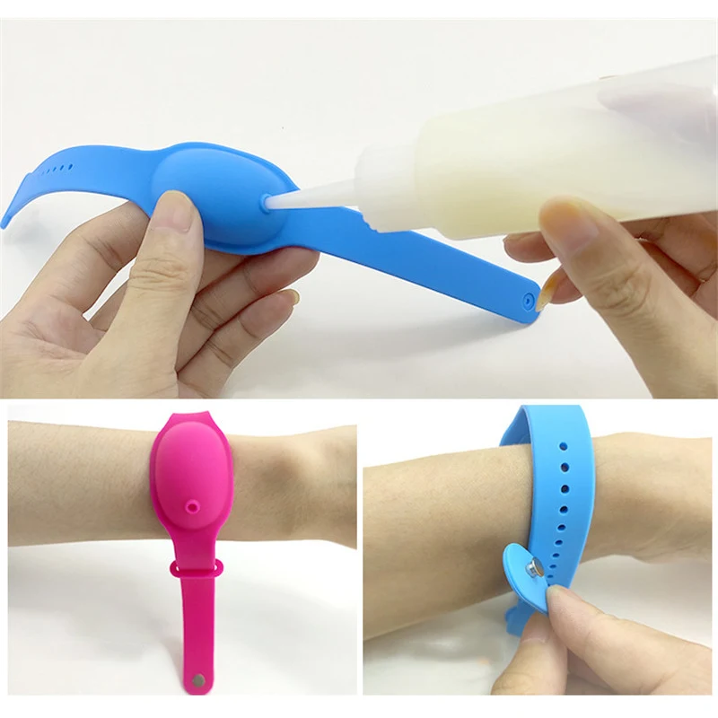Silicone Hand Sanitizer Bracelet 1
