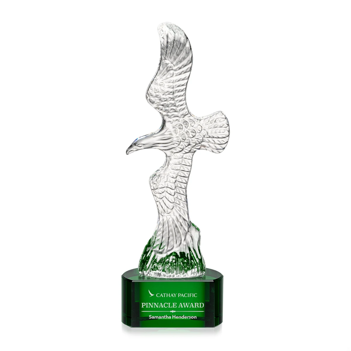 Staffordshire Eagle on Paragon Base - Green 1
