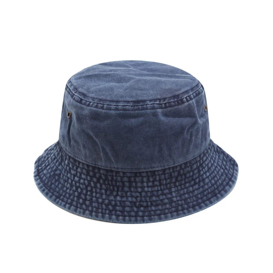 Washed Cotton Reversible Bucket Hat 1