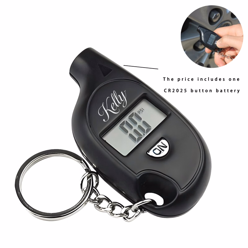 Mini Digital Tire Pressure Gauge Keychain