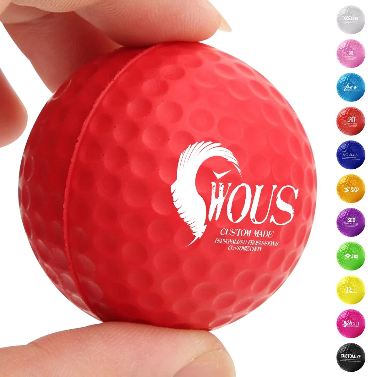 Multi-Color Golf Practice Balls 1