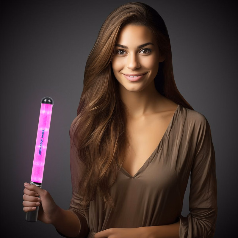 Pink LED Sparkle Patrol Wand(Full Color)