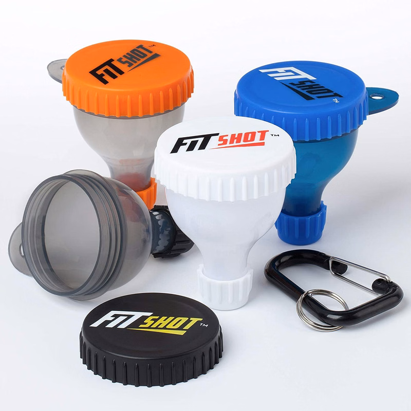 Travel Funnel with Carabiners & Reinforced Caps