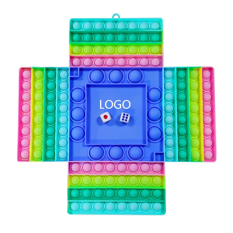 Big Size Pop Fidget Toy 4 Players Pop Chess Board Game 1