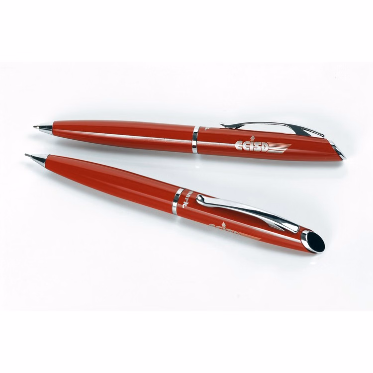 Iclipse Metal Twist Action Ballpoint Pen & Mechanical Pencil Set