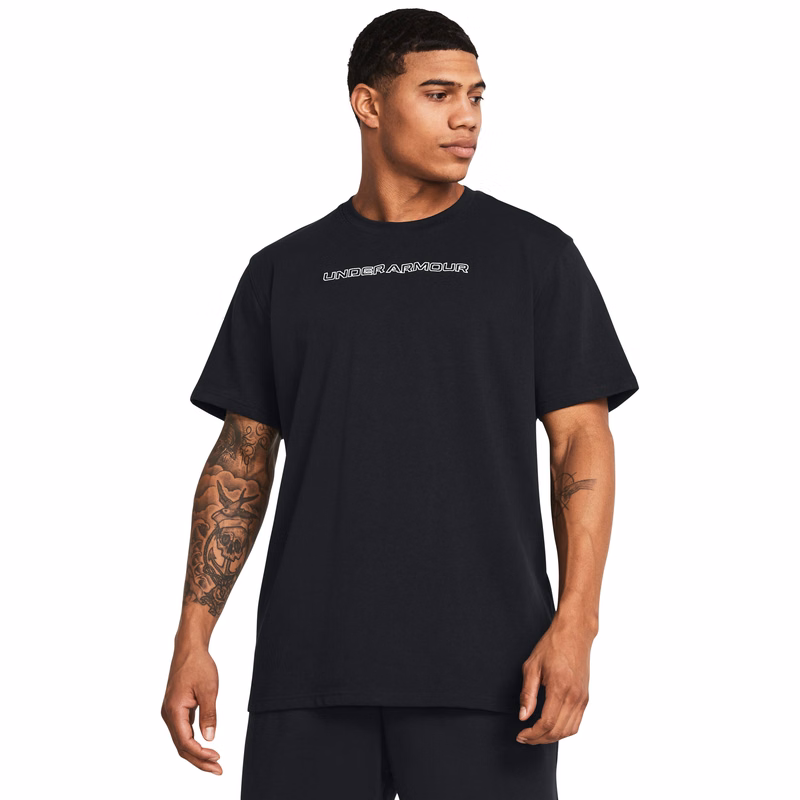 UA Heavyweight Logo Overlay Embroidered Men's Short Sleeve