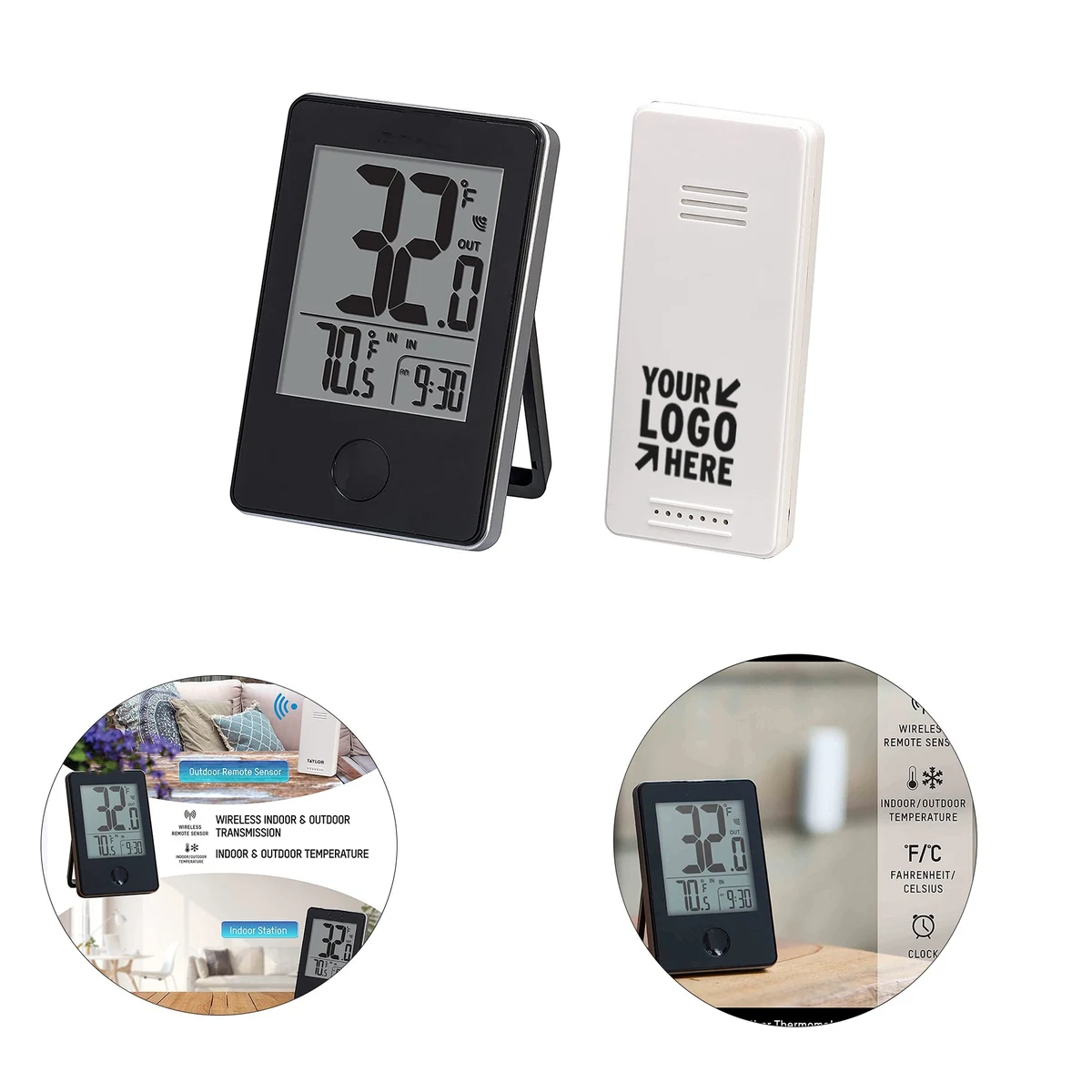 Wireless Digital Indoor Outdoor Thermometer 1