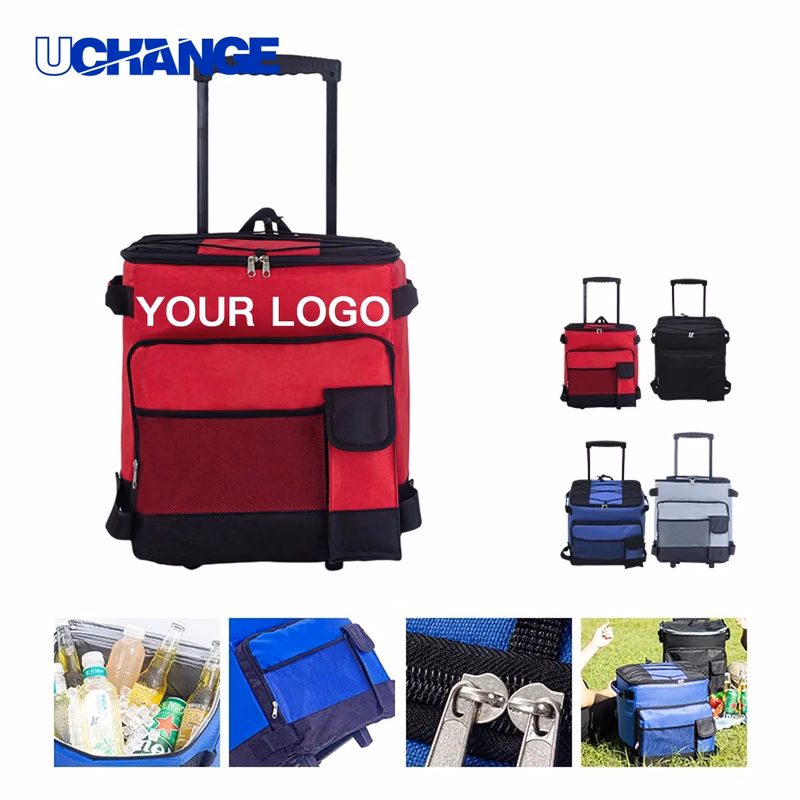 Oxford Rolling Picnic Cooler Bag Carrier