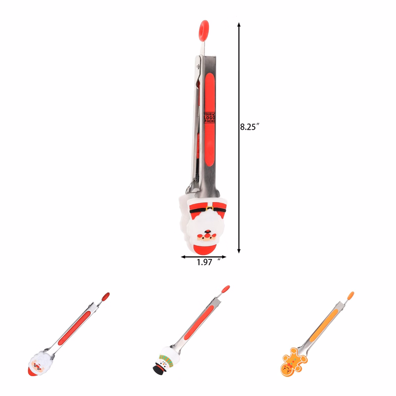 Christmas Silicone Tongs