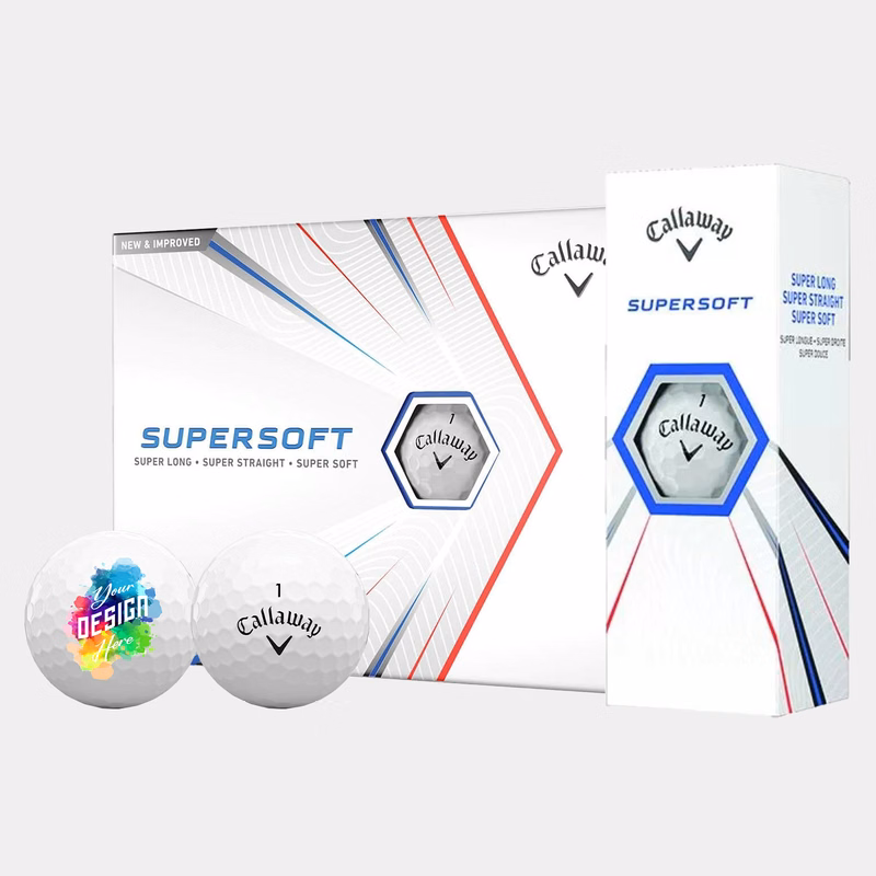 Callaway® 12 Pack Supersoft Golf Balls with Custom Imprints