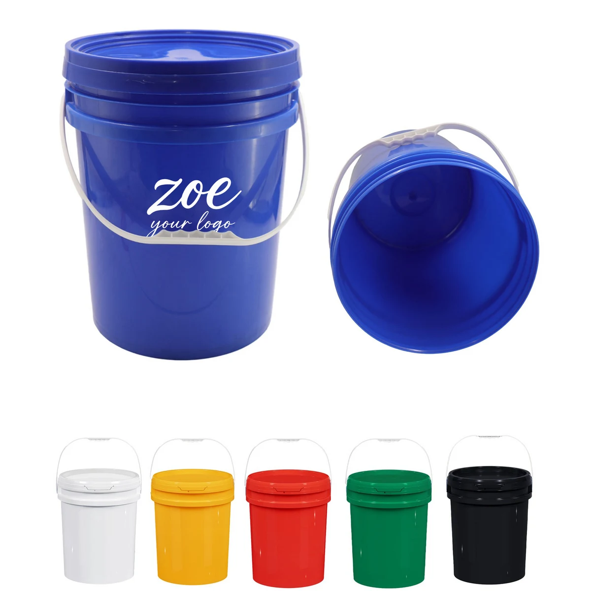 Gallon Plastic Pail With Lid And Handle 1