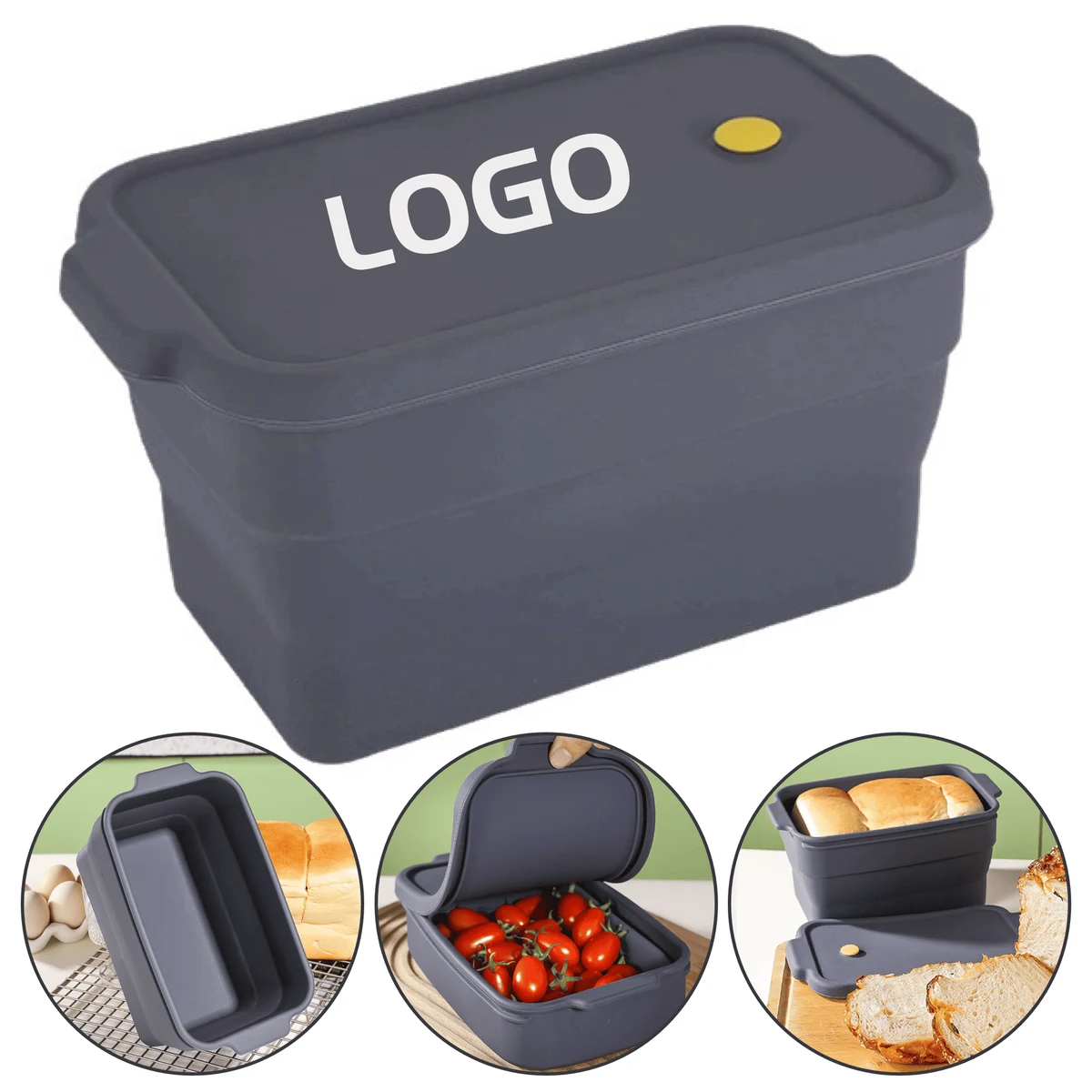Foldable Versatile Silicone Loaf Pan 1