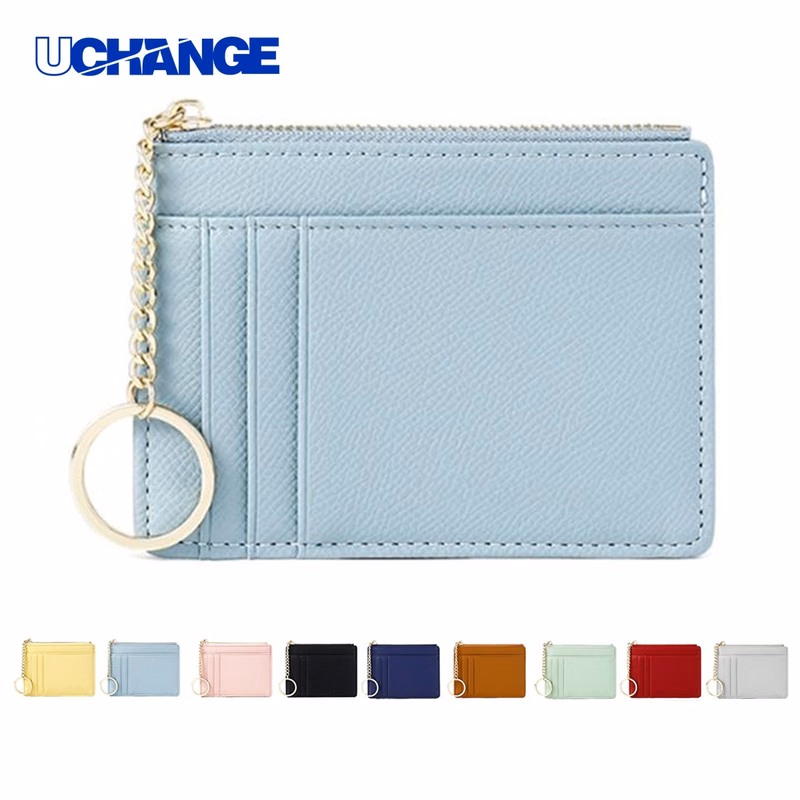 Zipper Card Holder Wallet with Multiple Slots