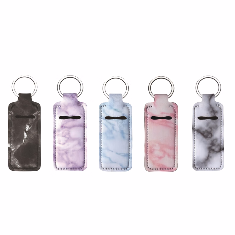 Elastic Diving Lipstick Holder Keychain