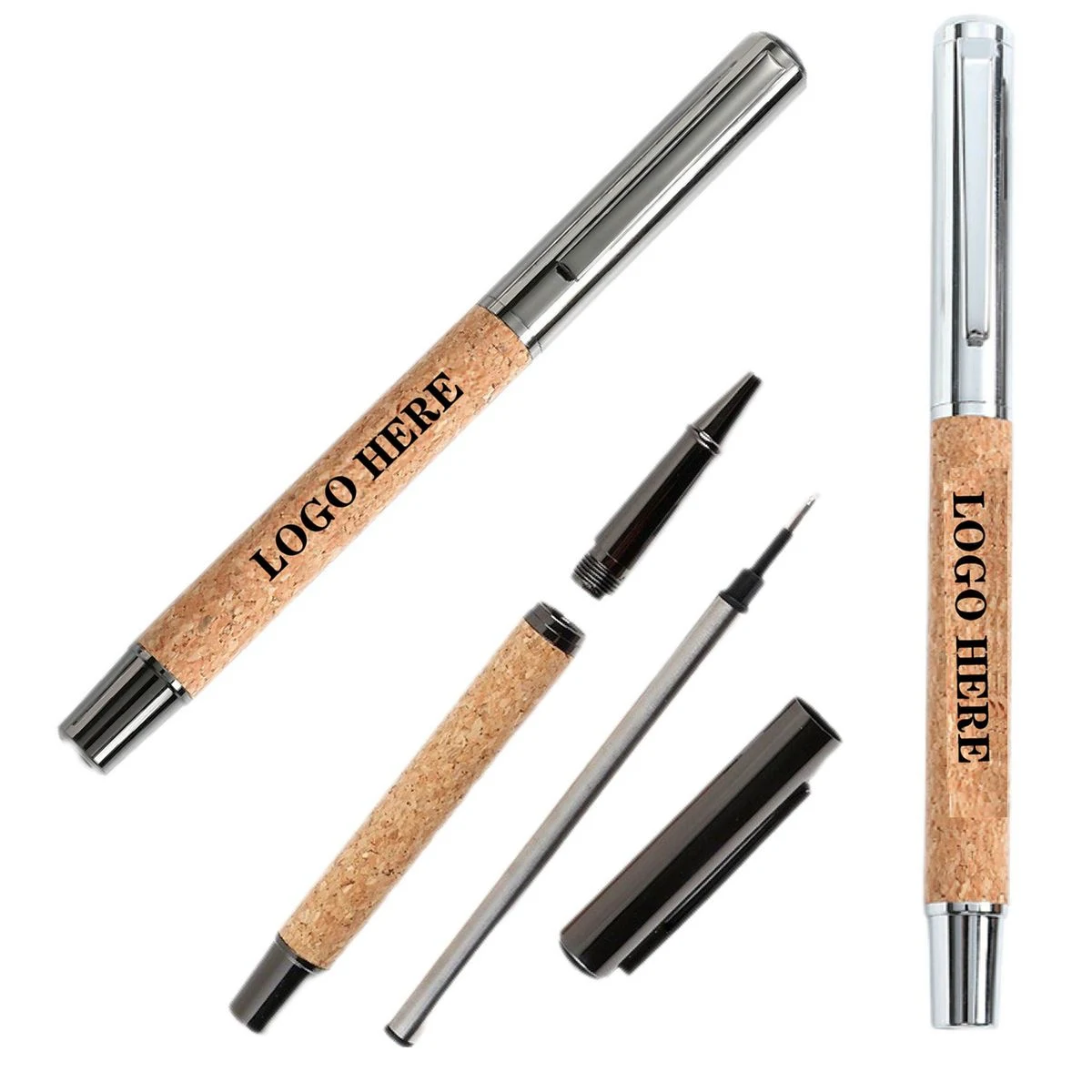 Natural Cork Bar Ballpoint Pen 1