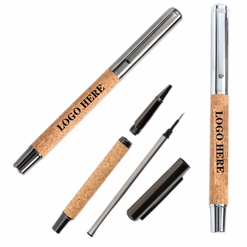 Natural Cork Bar Ballpoint Pen