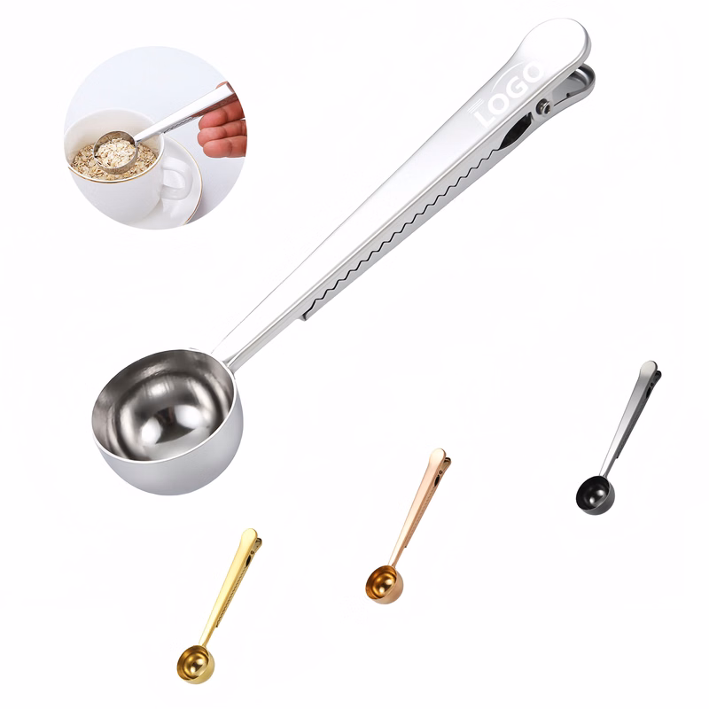 Coffee Measuring Scoop with Bag Clip