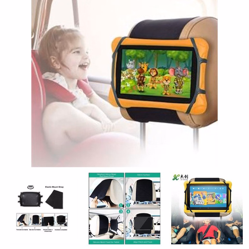 Universal Car Headrest Mount Tablet Holder