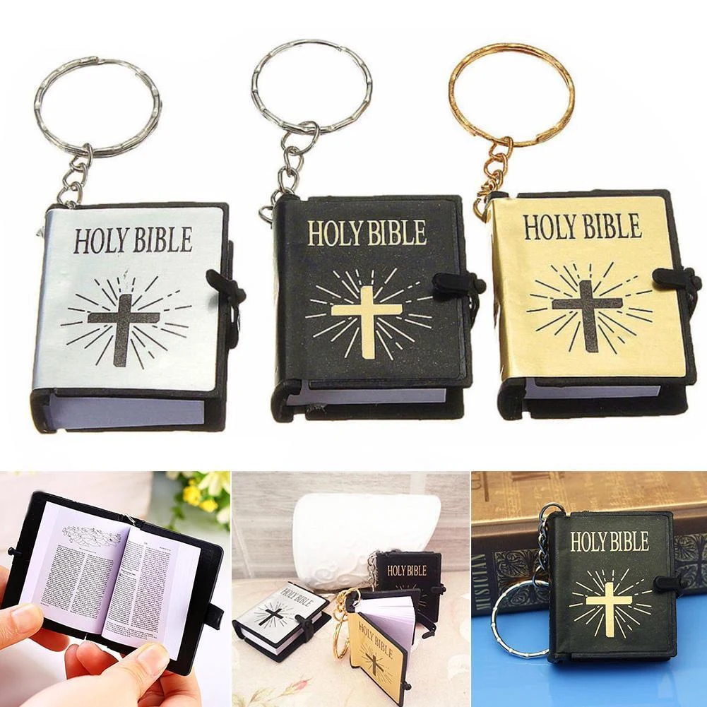 Mini Holy Bible Keychain 1