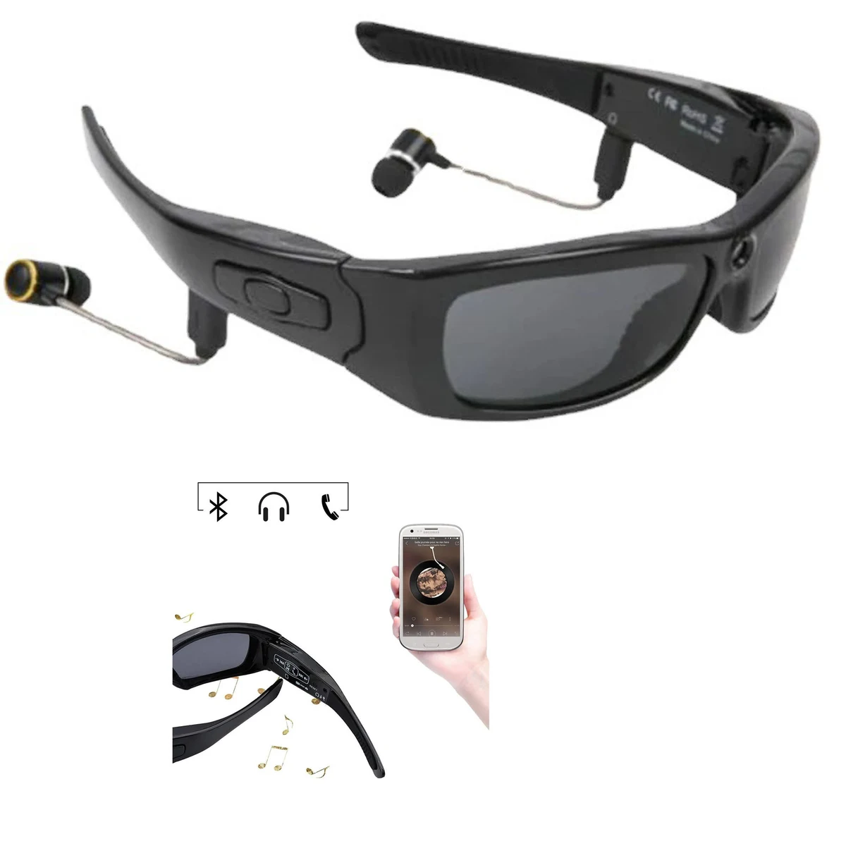 FULL HD 1080P Smart Sunglasses 1