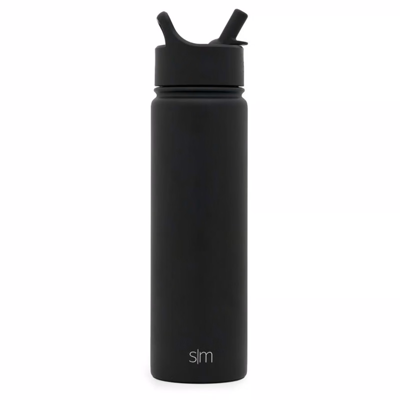 22 oz Simple Modern® Stainless Steel Insulated Water Bottle w/ Straw Lid