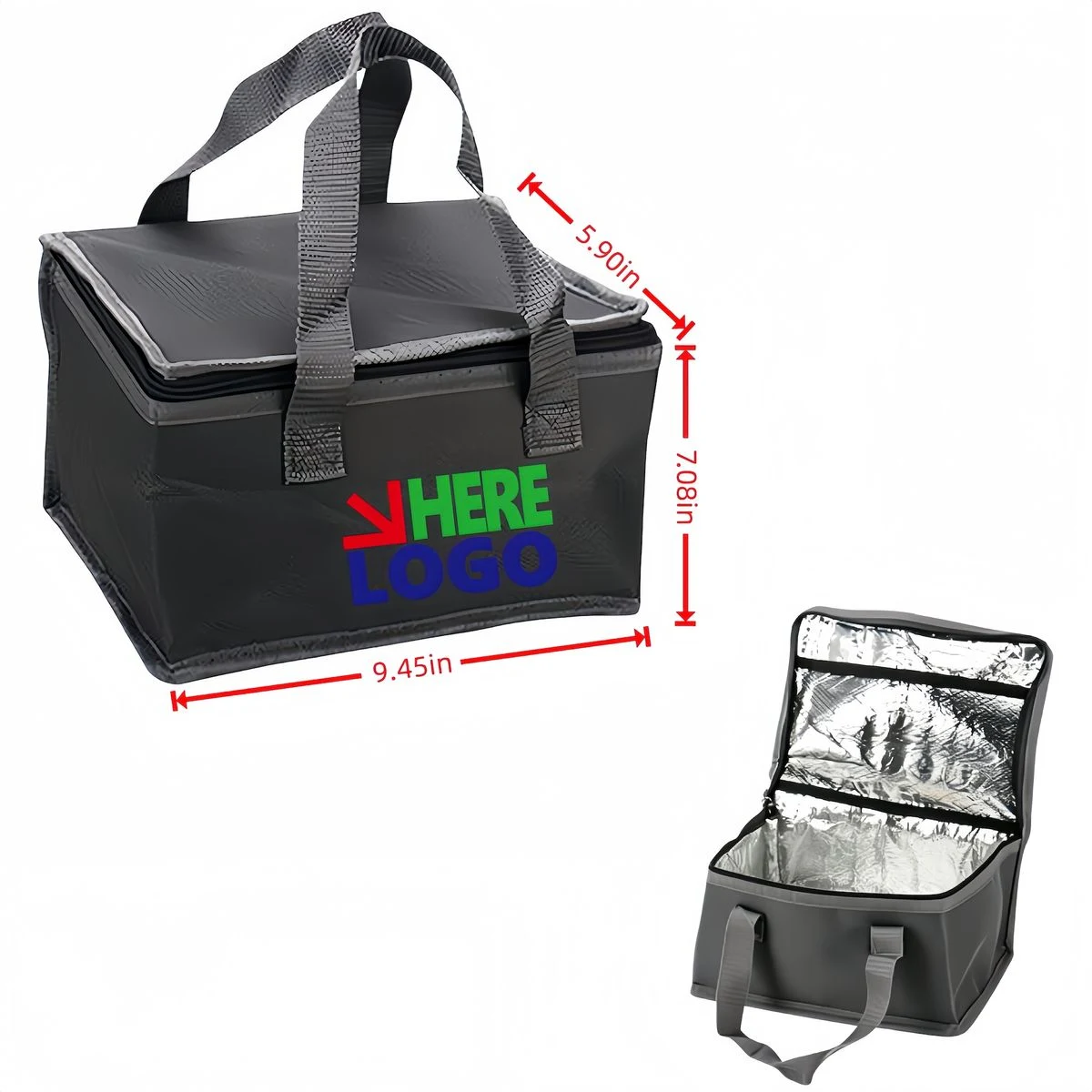 Waterproof Oxford Thermal Insulated Cooler Lunch Bag 1