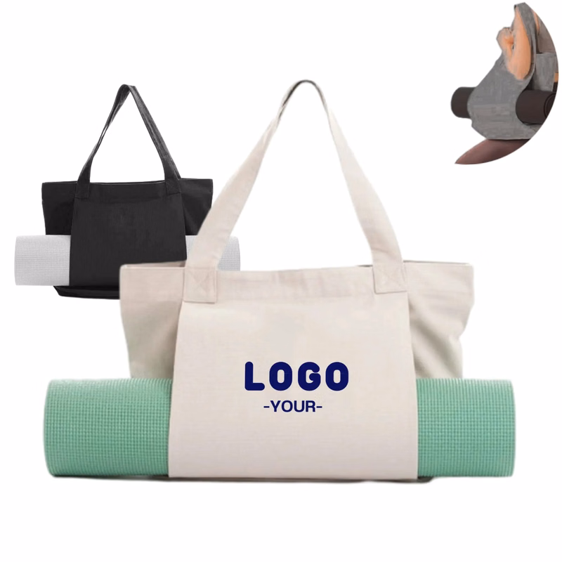 Yoga Mat Bag Canvas Tote for Men and Women