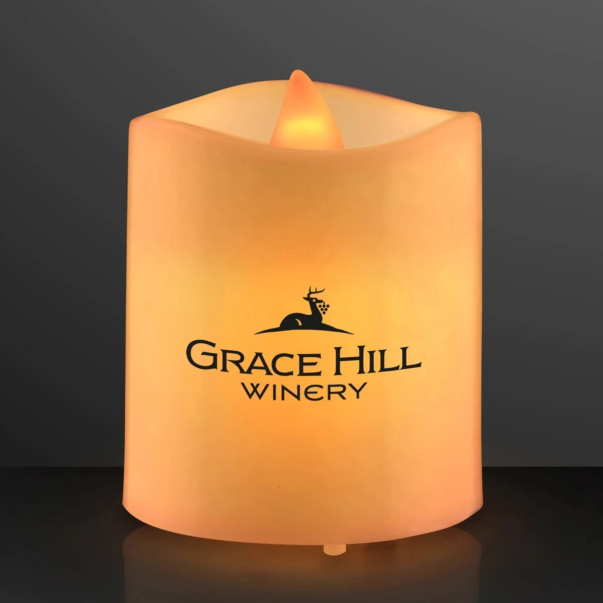 LED Mini Pillar Candles, Tall Tealights 1