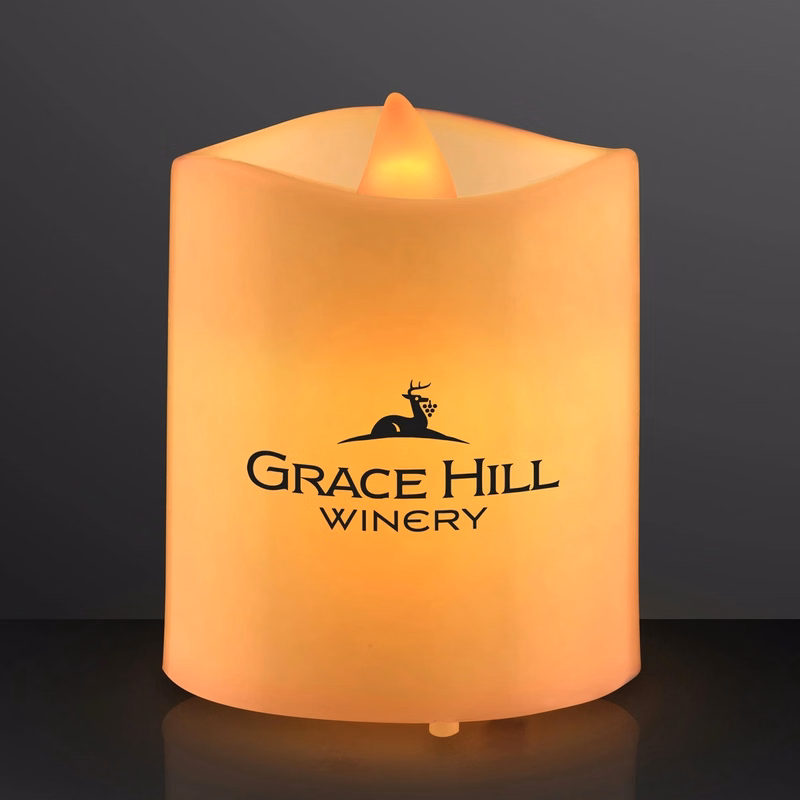 LED Mini Pillar Candles, Tall Tealights