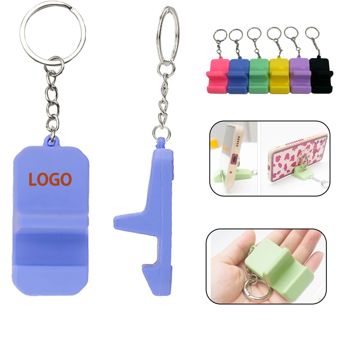 Portable Mobile Phone Stand Keychain 1