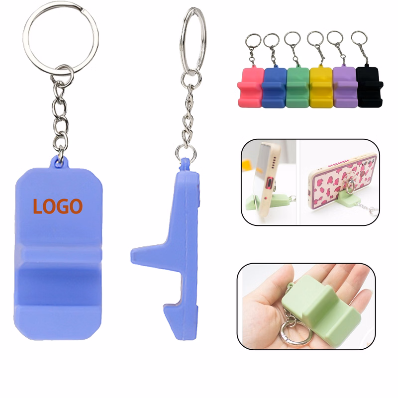 Portable Mobile Phone Stand Keychain