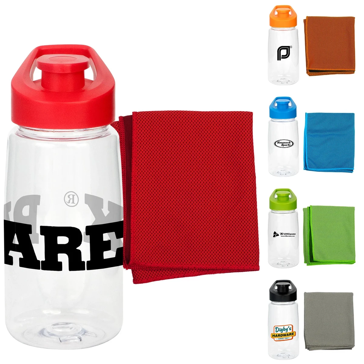 18 oz. Recycled Easy Pour Fitness Bottle 1