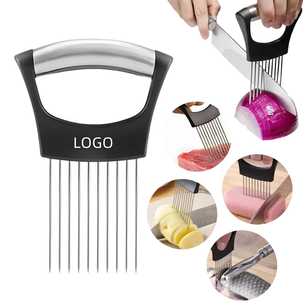Onion Fixed Slicer Also Use It As A Meat Tenderizer 1