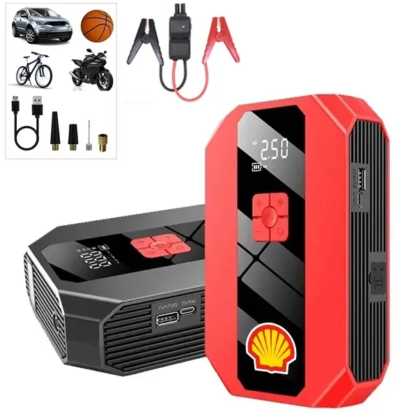 Portable Emergency battery booster Jump Starter w/ Air Pump 1
