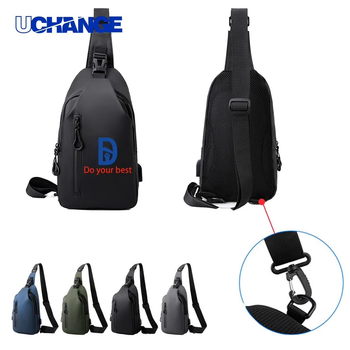 Waterproof Crossbody Hiking Bag 1
