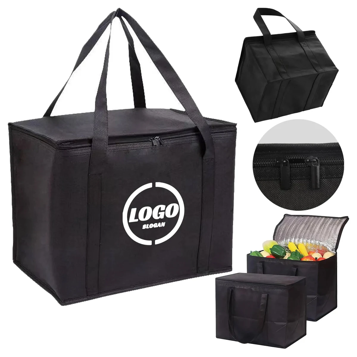 Non Woven Insulated Grocery Tote 1