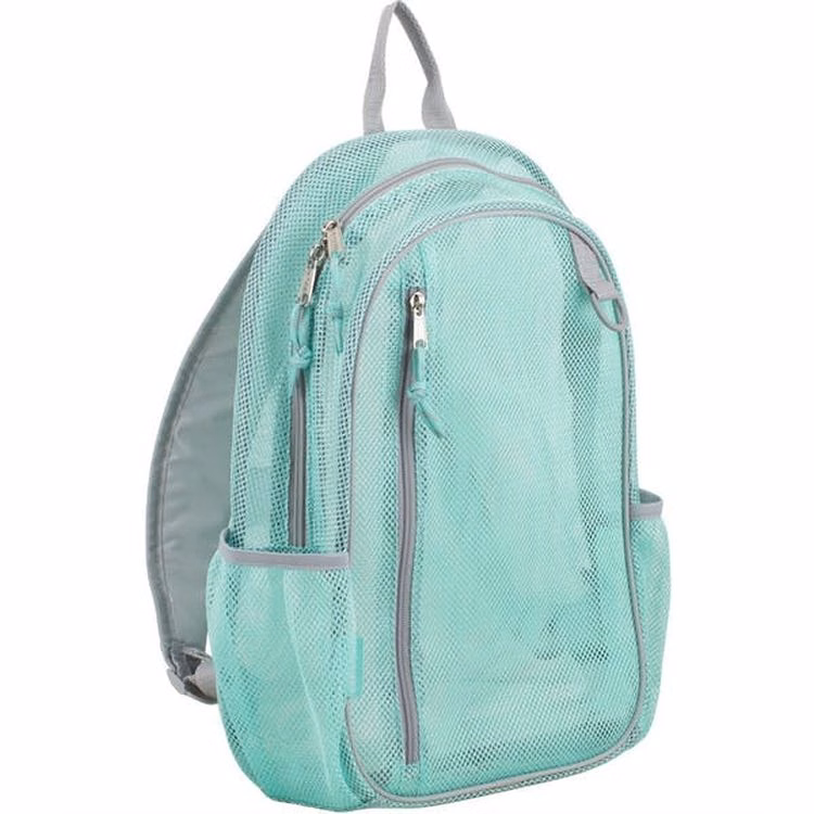 17" Classic Metro Mesh Backpack - Mint with Gray