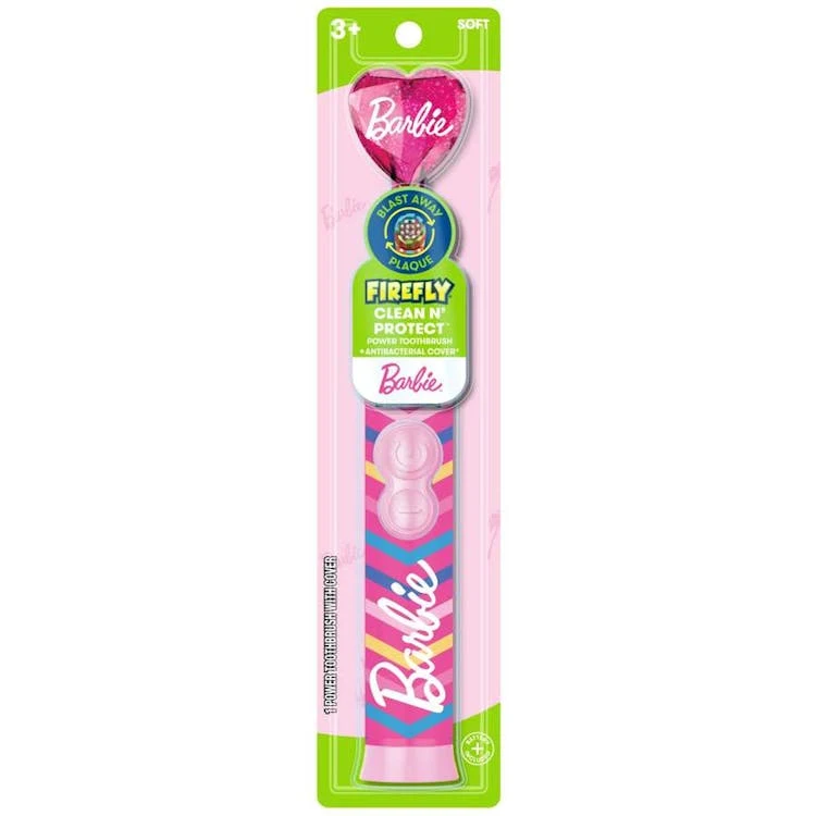 Kid's Clean N' Protect Barbie Power Toothbrush with Cap - 1 Ct 1