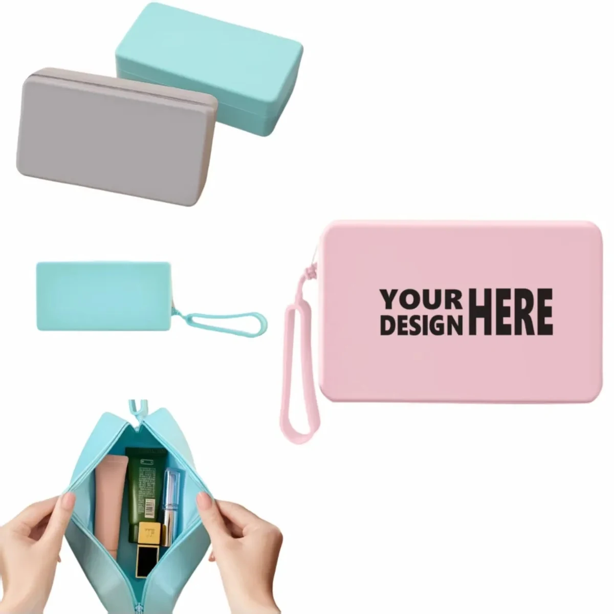 Waterproof Large Cosmetic Bag, Portable Makeup Organizer 1