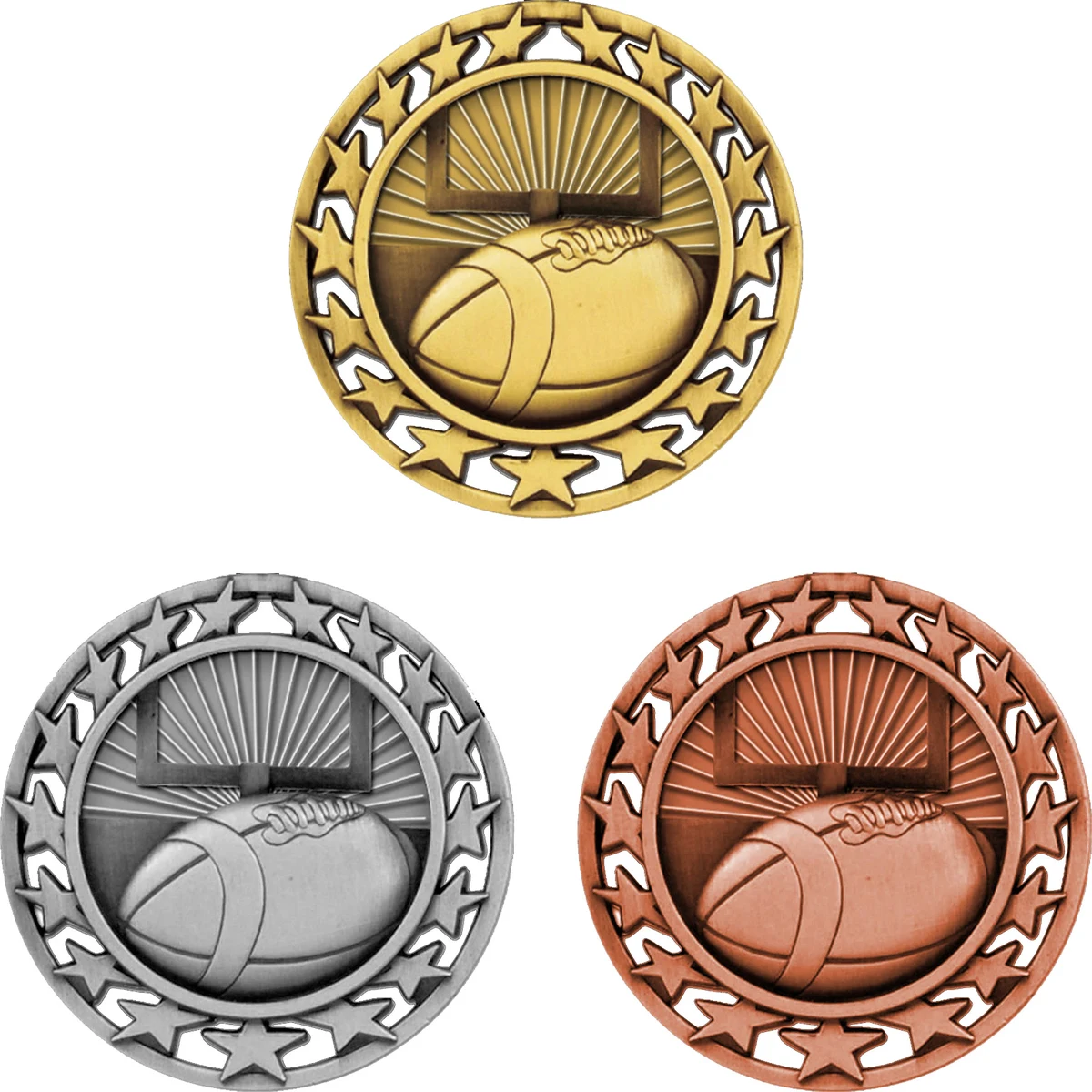Stock Star Sports Medals: Football 1